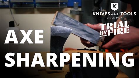 How To Sharpen An Axe By Padraig Croke Youtube