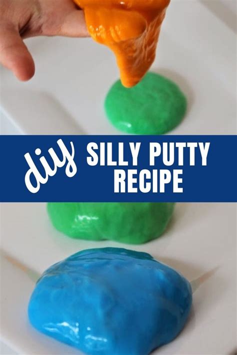 Easy Diy Silly Putty Recipe Homemade Heather