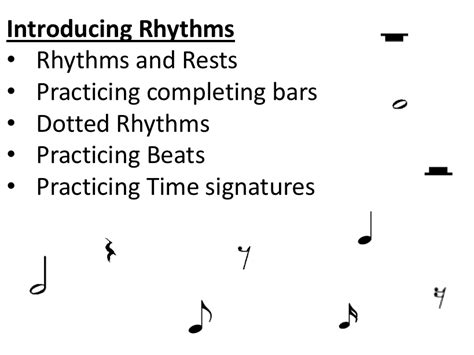 Intro To Rhythms Teaching Resources