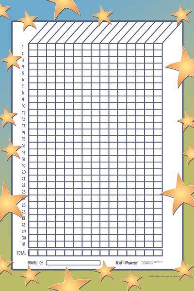 Star Behavior Chart For Kids Kid Pointz Star Chart For Kids Charts