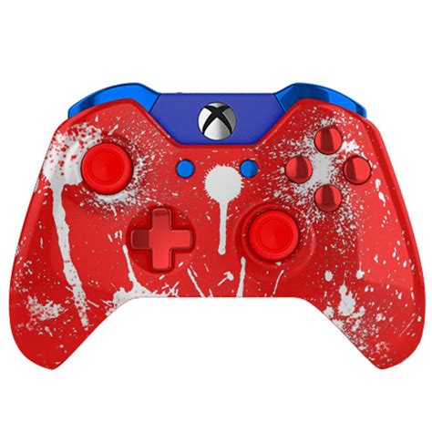 Xbox One Custom Controller Red Blood Addict Controllers