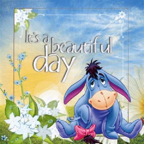A it's a beautiful day. Eeyore Its A Beautiful Day Pictures, Photos, and Images ...