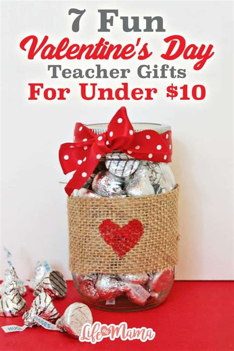 Looking for a valentines day gift for your guy? 7 Fun Valentine's Day Teacher Gifts For Under $10