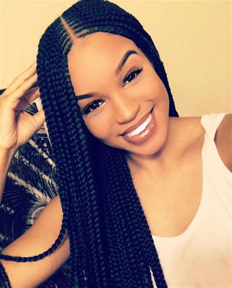 Although crochet braids are made of fake hair, they can look more than real. Braids | Braided hairstyles, African braids hairstyles ...