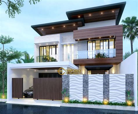 anisa modern house  floors design jatibening bekasi