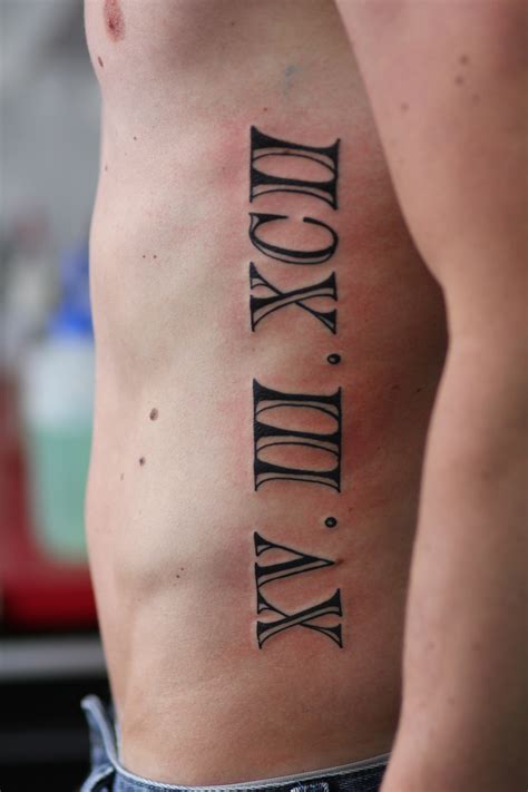 Roman Numeral Tattoos Designs Ideas And Meaning Tattoos
