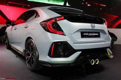 Honda Unveils Civic Hatchback Prototype In Geneva Team Bhp