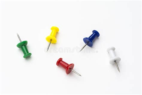 Colored Push Pins Stock Photo Image Of Office Green 23132496