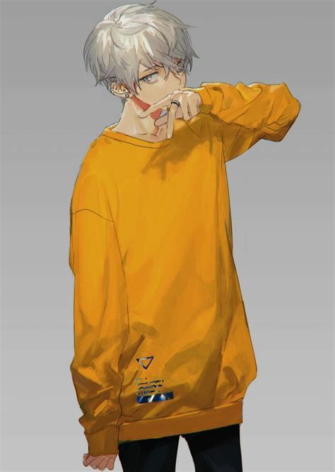 Anime Aesthetics Yellow Aesthetics 🌻 Cute Anime Boy