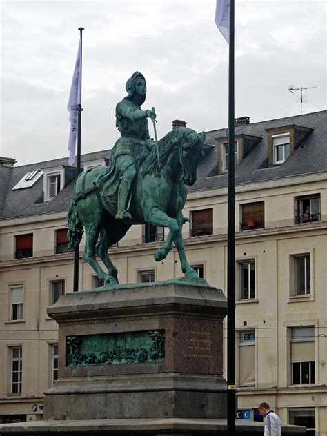 Equestrian Statue Of Jeanne Darc In Orléans France