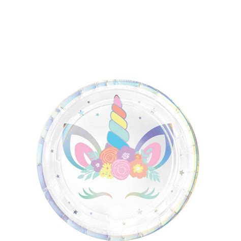 Unicorn Party Tableware Kit For 8 Guests Party City