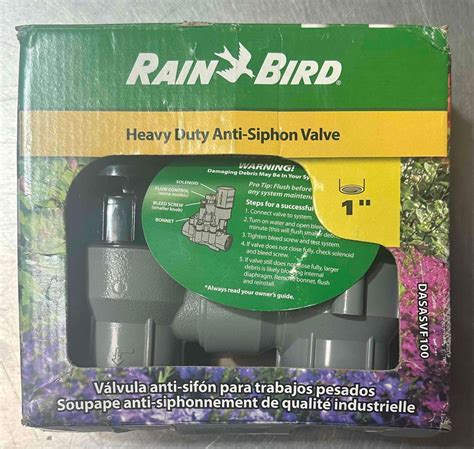 Rain Bird 1 In Anti Siphon Irrigation Valve With Proxibid