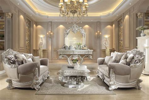 There's a popular saying that describes the kitchen as the heart of the home, but which space is your home's soul? Homey Design | HD-372 Prosper Formal Living Room Set | Dallas Designer Furniture
