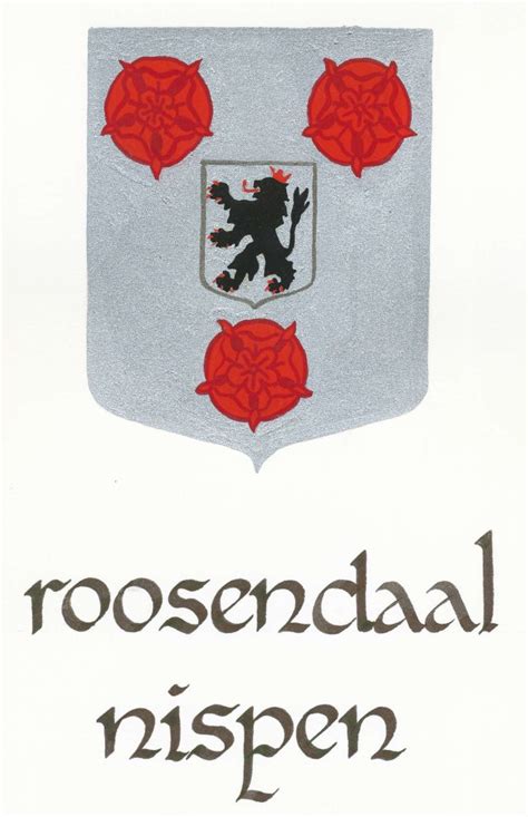 Wapen Van Roosendaalgm Coat Of Arms Crest Of Roosendaalgm