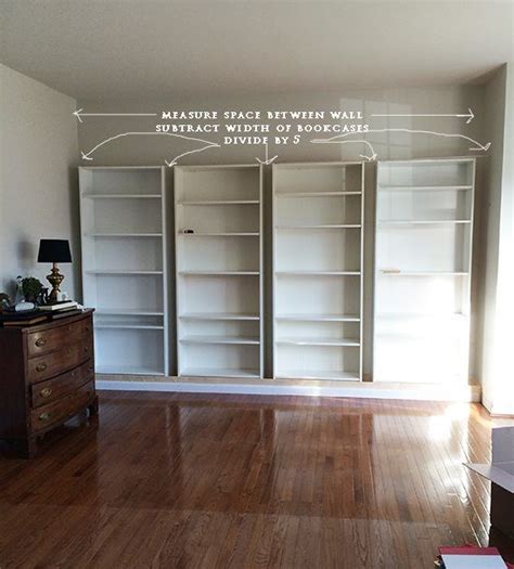 I am going to add a quick preface here. How to build a faux wall of built-in bookcases using IKEA ...