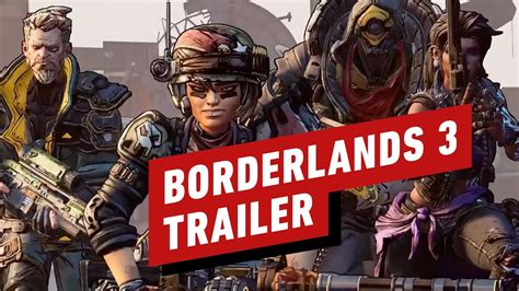 Borderlands 3 Official Release Date Trailer Youtube