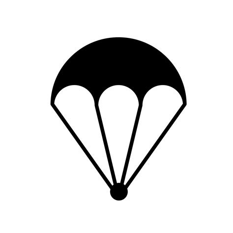 Parachute Icon Illustration Template Stock Vector 17647834 Vector Art