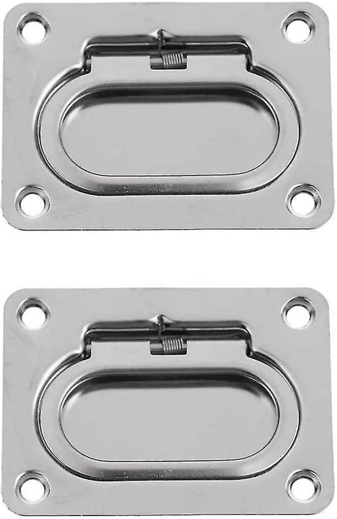 Boat Hatch Handle 2 Pack Stainless Steel Marine Handles Boat Flush