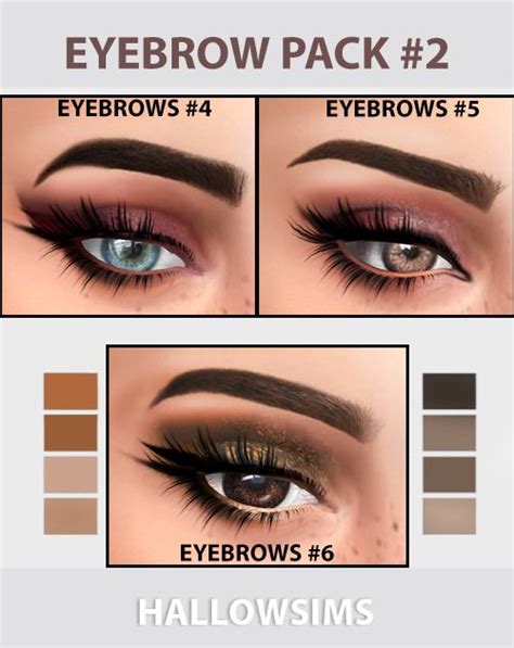 Sims 4 Eyebrow Pack