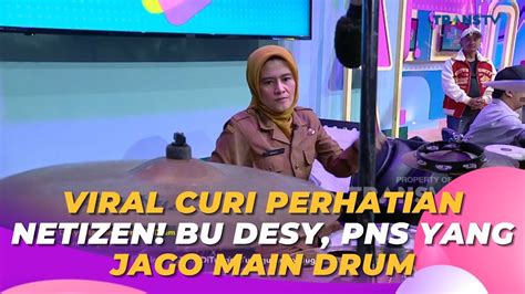 Viral Curi Perhatian Netizen Bu Desy Pns Yang Jago Main Drum