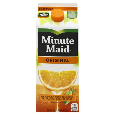 Save On Minute Maid Premium Original Orange Juice Low Pulp Order Online