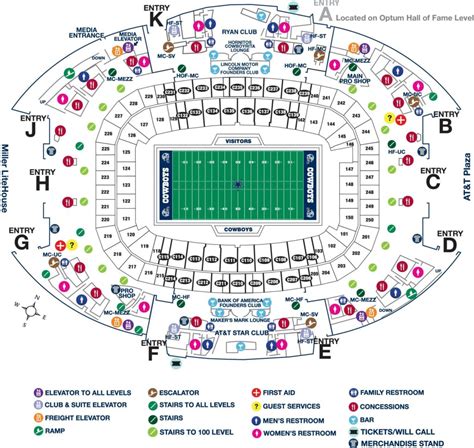 Atandt Stadium Capacity Seating Concerts Policy