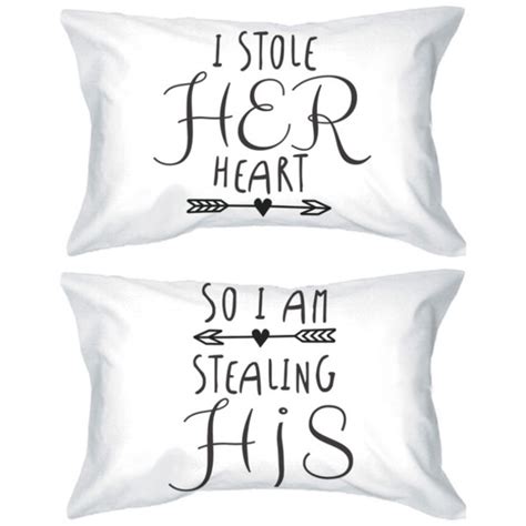 A gift for her and a gift for him! jewels, cute pillowcases, hisandhers, his and hers ...