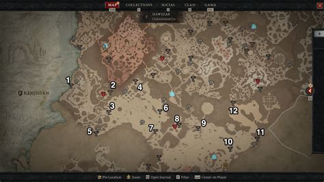 Diablo Altar Of Lilith Locations And Map Kehjistan Otto Mankitap