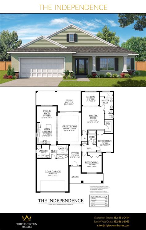 The Independence Evergreen Estates J 8 Triple Crown Homes House