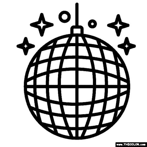 Disco Coloring Pages Coloring Home