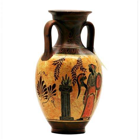 Ancient Greek Vase Amphora Goddess Athena And Aphrodite And God Dionysus 10