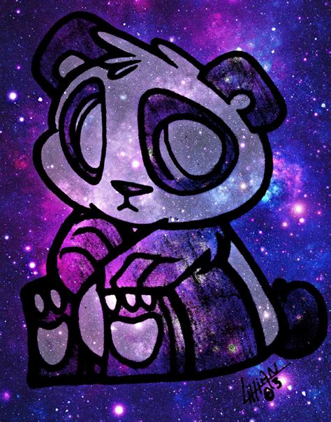 Galaxy Panda By Therandomthings On Deviantart