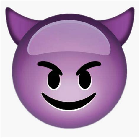 Transparent Evil Face Clipart Emoji Faces Devil Hd Png Download