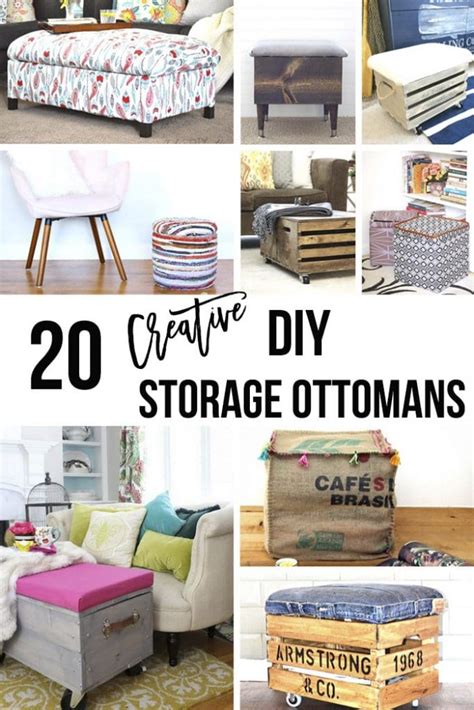 DIY Storage Ottoman Ideas For Every Skill Or Budget