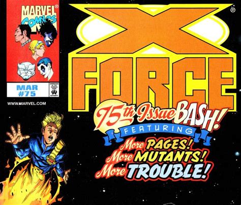 X Force 1991 75 Comic Issues Marvel
