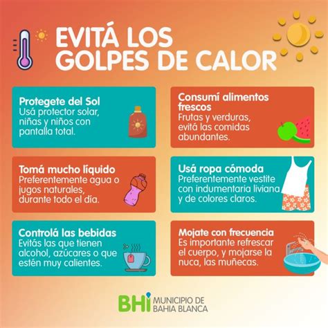 Recomendaciones para prevenir golpes de calor Prensa Bahía