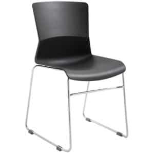 Get stackable conference room chairs in a variety of colors and styles from officechairsusa. si1108 Black Plastic Stacking Chair - Cubicle Designs