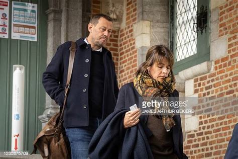 Television Maker Bart De Pauw And Wife Ines De Vos Pictured During A