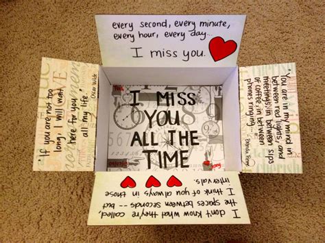 Check spelling or type a new query. "I miss you all the time" care package for Garrett! care ...