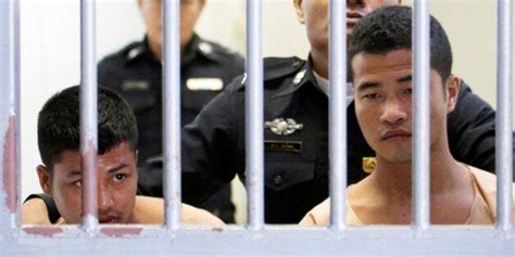 two burmese men sentenced to death for unspeakable thailand murders of british backpackers