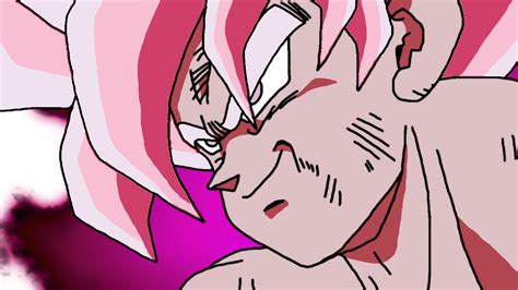 Dragonball Son Goku Ssj Rose Aura Lineart Farbig By Wallpaperzero On