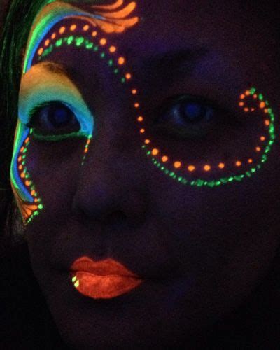 56 Black Light Face Painting Ideas Face Painting Body Painting