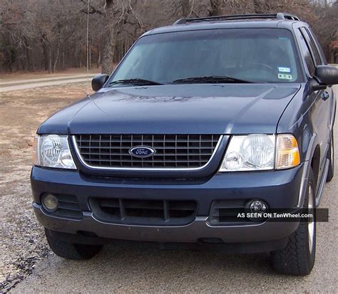 Ford personnel and/or dealership personnel cannot modify or remove reviews. 2002 Ford Explorer Xlt 4 Wheel Drive - 4. 6 Liter V / 8