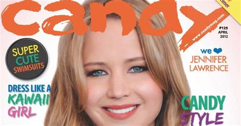 Turtz On The Go Jennifer Lawrence Covers Candy Magazine April 2012 Issue
