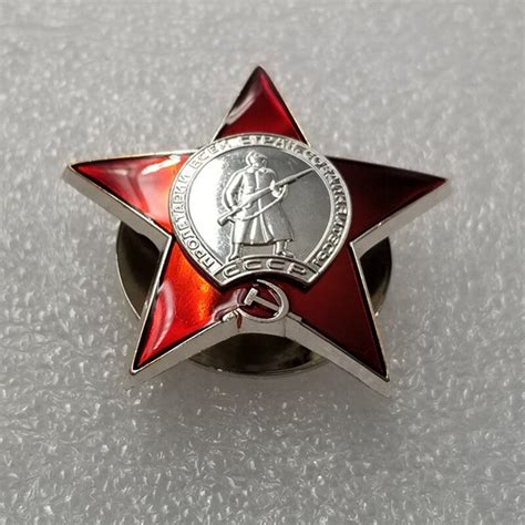 Russia Metal Badges Cccp Ussr Soviet Military Medals Order Ww War Medal Russian Red Star Pins