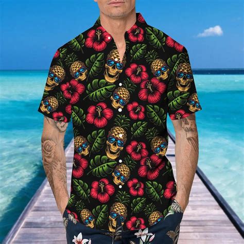 Halo Cool Skull Hawaiian Shirt This Trends Summer Beach Shirt For Men