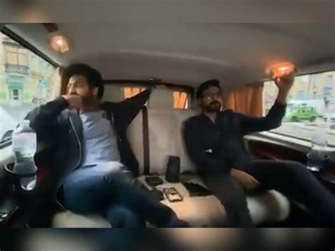 Rrr New Video Ram Charan And Jr Ntr Listening Dosti Song In Swanky Vehicle