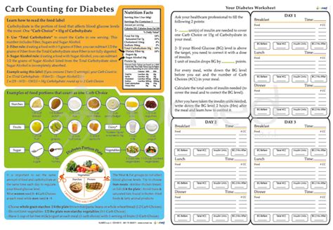 Carb Counting Handout English Numed