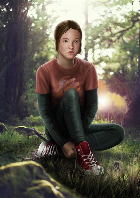 Ellie The Last Of Us Digital Art By Frankie Gaffney Pixels