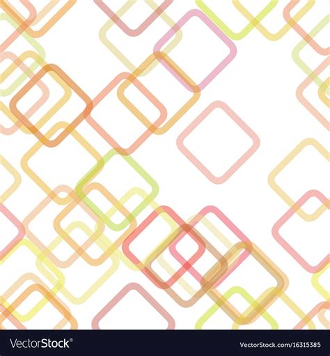 Seamless Geometric Square Pattern Background Vector Image